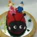 Ben and Holly Lady Bug Cake (D)
